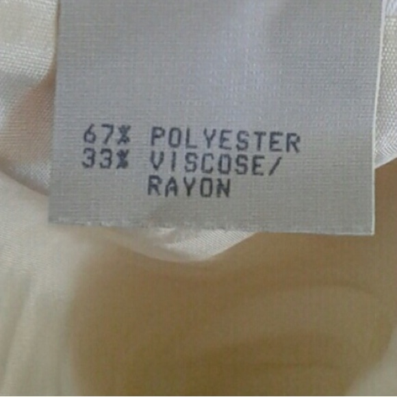 Givenchy - en plus skirt- rare plus size- cream color/ fully lined - pockets - Picture 7 of 7